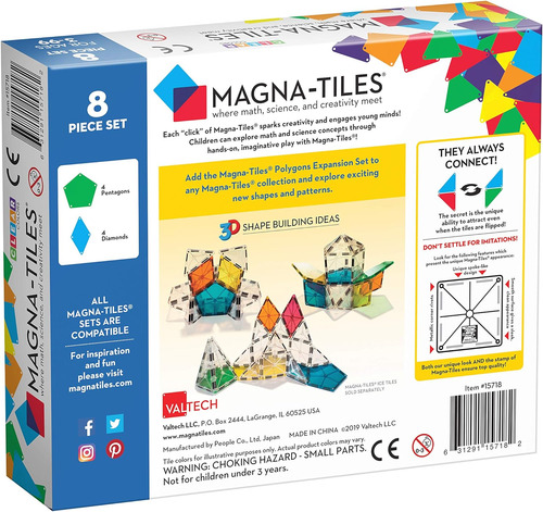 Magna-tiles Polygons Expansion Expansion Expansion Magnetic