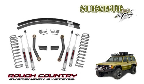 Suspension 3 Pulgadas Rough Country Cherokee Xj 