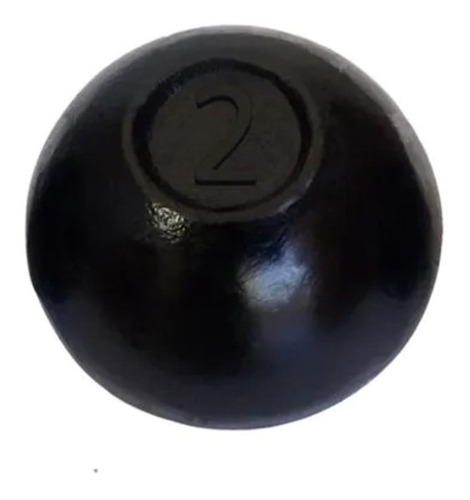 Bola De Arremesso Ferro Fundido Treinamento Funcional 2kg