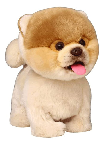 Cu-mate Perro Pomerania Interactivo De Peluche, Perro Electr