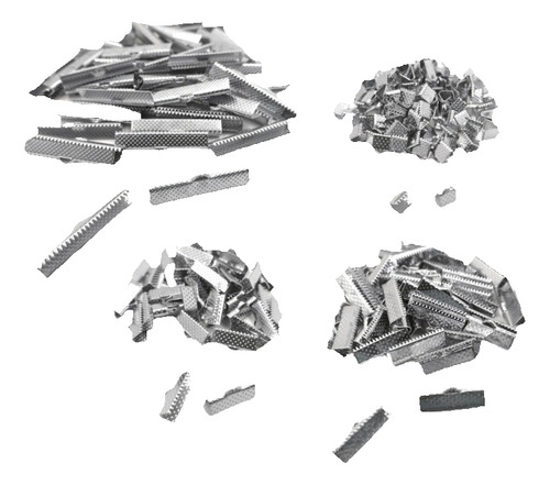 50 Pcs Pirañas Cierre Terminales Bijouterie 1 Cm Cintas Arte