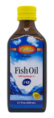 Omega 3 Fish Oil Carlson 1600mg X 200ml