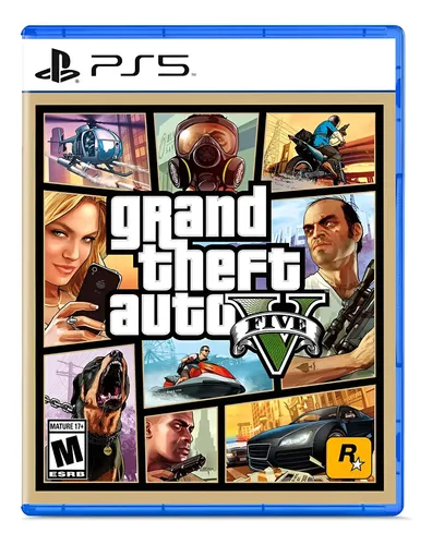 Capa do jogo Grand Theft Auto V para PS5