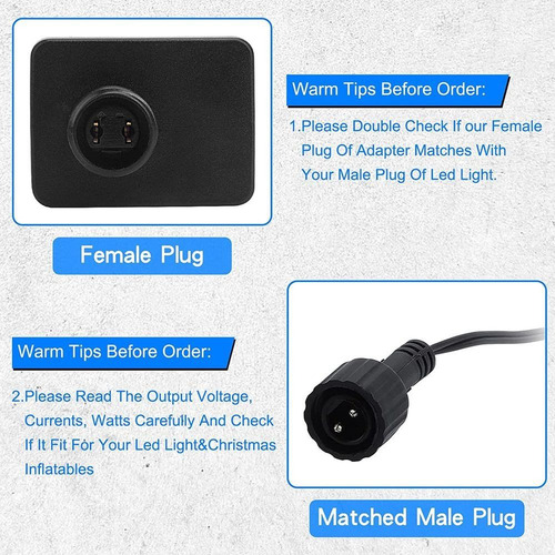 Adaptador De Corriente Us Plug Ac 110v A Dc 12v 1a Inflable