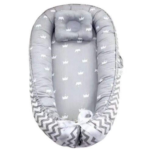 Nido Colecho Cama Bebé Con Almohada, Lindo Diseño, 88*53cm