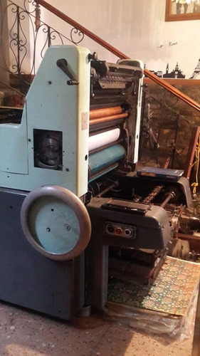Maquina Litografica Medio Pliego Solna - 125