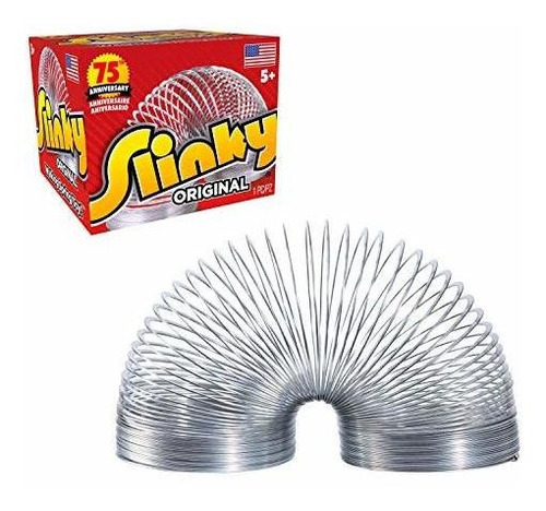 The Original Slinky Walking Spring Toy, Metal Slinky, (1-pa