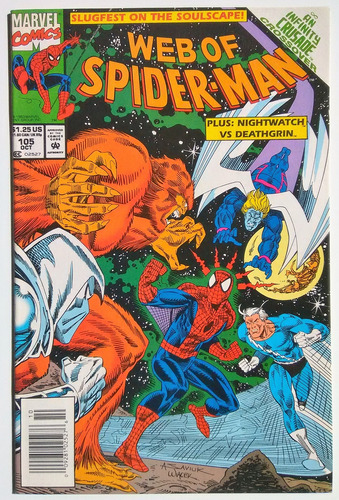 Web Of Spiderman 105 Marvel Comics 1993 Alex Saviuk.