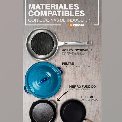 Imagen 4 de 6 de Cocina Eléctrica Xiaomi Mijia Induction Cooker Youth Edition