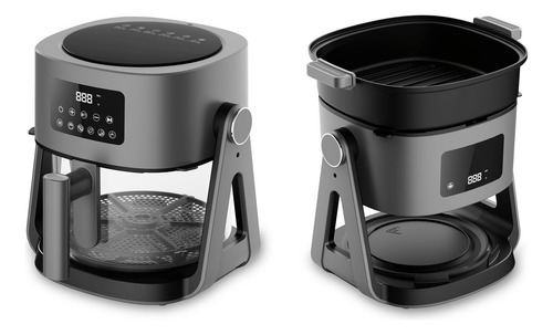 Air Fryer Reverse 2 Em 1 Fritadeira E Grill 5l 1500w 127v
