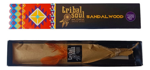 Incienso Tribal Soul, 15 Grs, 10 Sticks, Aromas A Escoger Fragancia Sandalo Madera