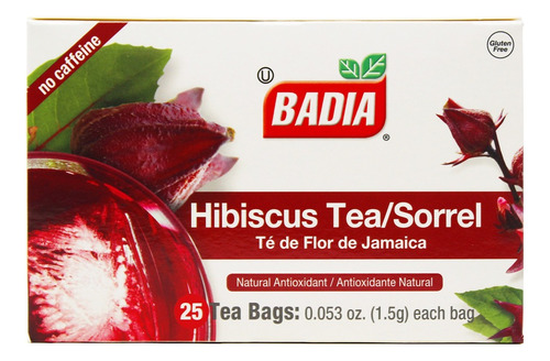 Imagen 1 de 5 de Te Flor De Jamaica Antioxidante Natural Hibiscus Tea Sorrel