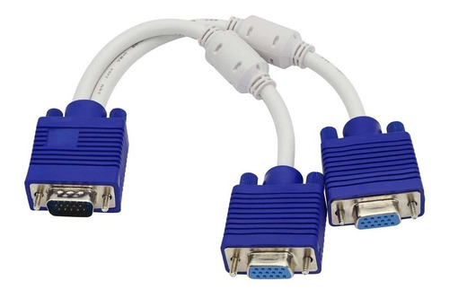 Cable Convertidor Vga Macho  En Y  Consmo