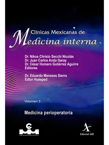Medicina perioperatoria, de Secchi, Nikos Christo. Editorial Editorial Alfil, tapa blanda en español, 2021