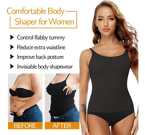Tummy, Blusas De Control Corporal Para Mujer, Zapatillas De