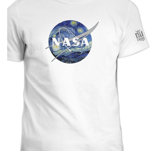 Camiseta Nasa Pintura La Noche Estrellada Inp Hombre Ink 