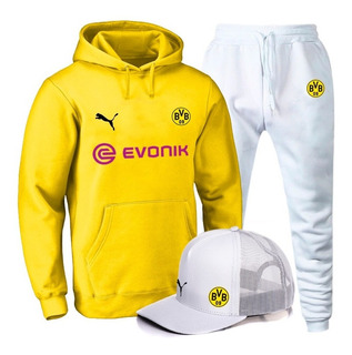 moletom puma borussia dortmund fan