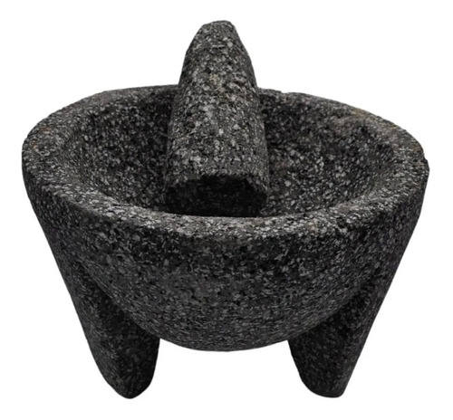 Molcajete Artesanal Piedra Volcánica. 20 Cm