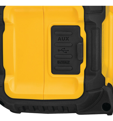 Imagen 5 de 9 de Parlante Radio Dewalt Bluetooth 12v/20v Max Dcr010 Portatil