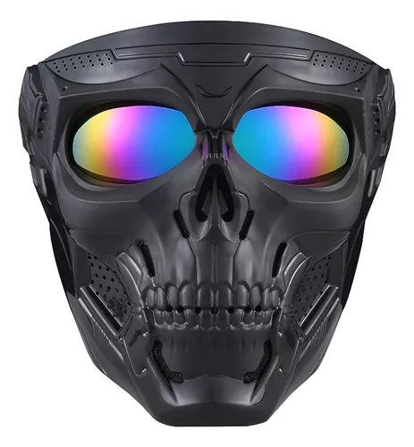 Pack De 2 Máscaras Faciales De Calavera Pasamontañas Color Negro Talla  Unitalla