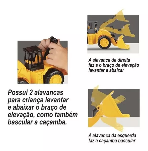 Trator Carregadeira Still Roma Workers-Bella Biju Arapongas : Brinquedos,  Eletrônicos e Acessórios para Celular