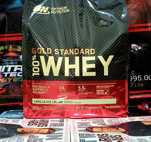 Proteina Gold Standard 100% Whey 10 Libras $8495