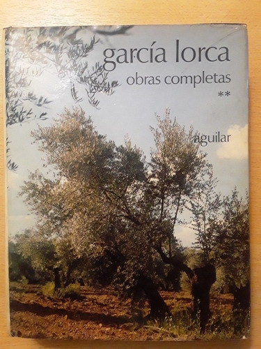 Adp Obras Completas Tomo2 Federico Garcia Lorca / Aguilar