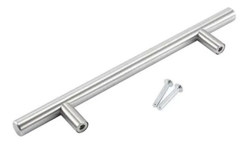 Manija Tirador Barral De Acero Inox Mueble 96 Mm 