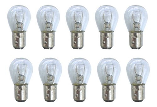 Kit 10 Lampadas 21/5w 2 Polos 12v Gauss 1034 - Gl1034