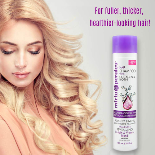 Shampoo Mirta De Perales Com Colágeno E Biotina 300ml