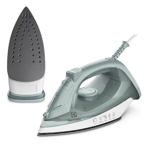 Ferro de Passar Seco e Vapor Electrolux Efficient Base antiaderen...