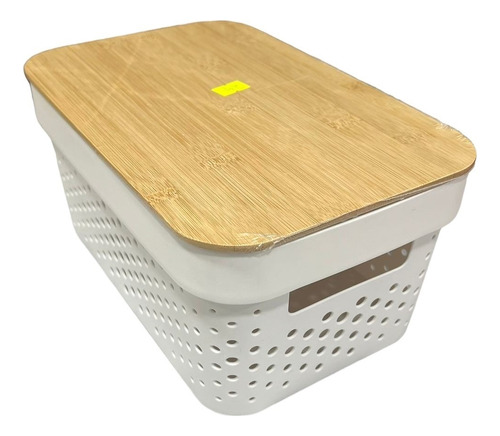 Caja Organizadora Con Tapa De Madera