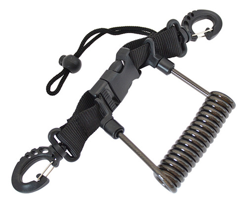 Anti-lost Camera Safety Leash Spiral Coil Cable Flashlights