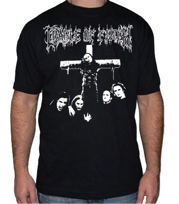 Cradle Of Filth Remera Estampada Con Vinilo Inalterable