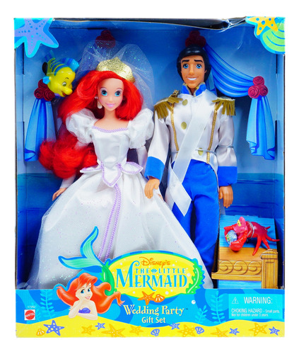 Disney The Little Mermaid Wedding Party Ariel & Prince Eric