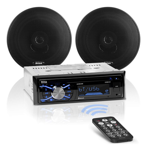 Estereo Coche Din Bluetooth Cd Mp3 Usb Am Radio Fm Altavoz