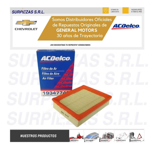 Kit Filtros + Aceite Acdelco Semisint 10w40 Chevrolet Celta