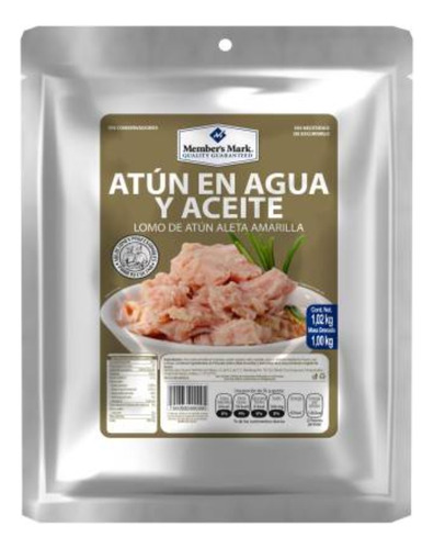 AtĂșn Aleta Amarilla Member's Mark En Aceite 1.02 Kg - 2 Pzas
