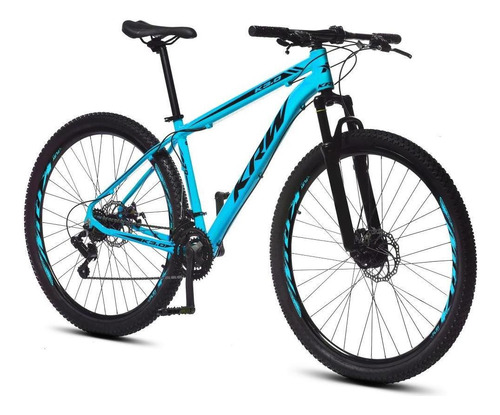 Bicicleta Aro 29 Krw Alumínio 21 Vel Freio A Disco X41 Cor Azul/preto