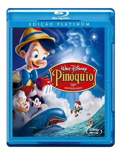 Blu-ray - Pinóquio Edição Platinum
