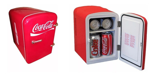 Mini Refrigerador Portatil Enfría Y Calienta De Coca Cola