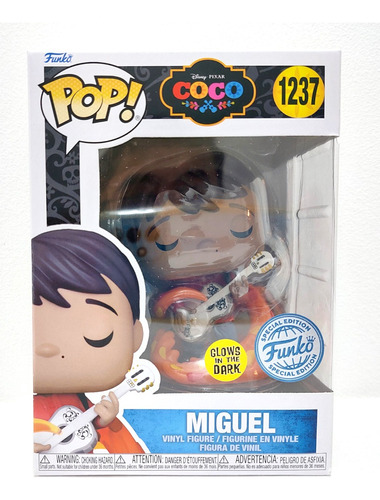 Funko Pop! - Coco 1237 Miguel (glows Dark) Disney Pixar