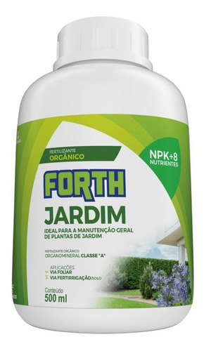 Adubo Fertilizante Orgânico Forth Jardim 500ml Concentrado