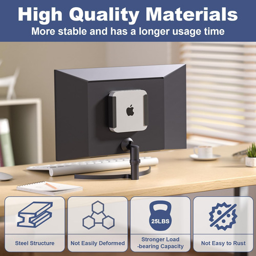 Mac Mini Vesa Mount, Mac Mini Mount Detrás De Monitor Para