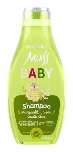 Champú Para Bebés Muss Baby Manzanilla Cabello Claro 400ml