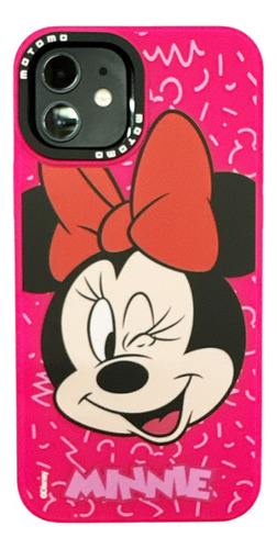Carcasa Para iPhone 11 Mickey Y Minnie Disney Colores