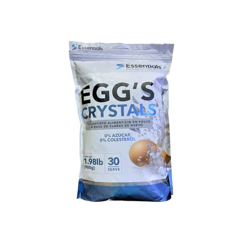 Essentials Egg Cristals Proteína Claras De Huevo 900 Gr