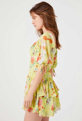 Vestido Mujer Floreado Talla Small