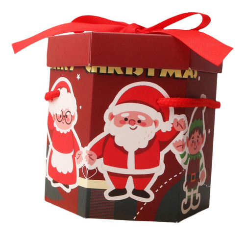 3 Caja De Regalo De Navidad, Contenedor De Dulces Para Las