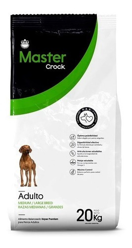 Mastercrock - Adulto Medium/large X 20kg